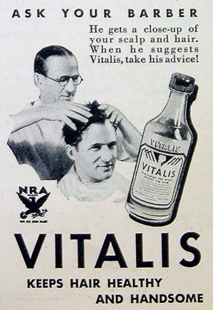 Vintage Vitalis ad