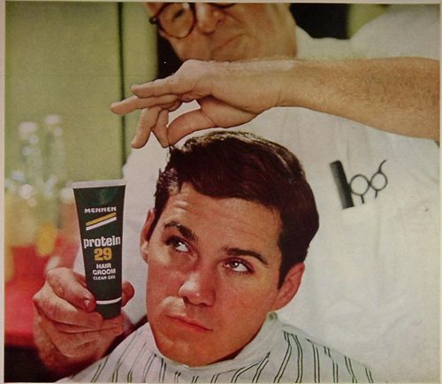 Vintage men's grooming