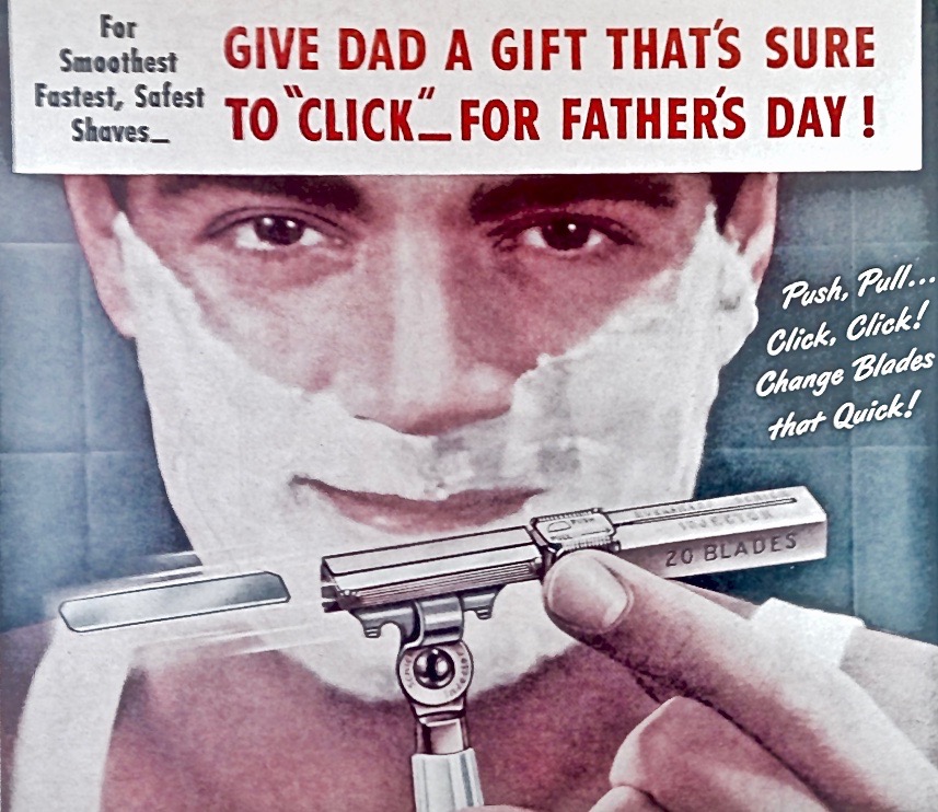 Vintage grooming ads