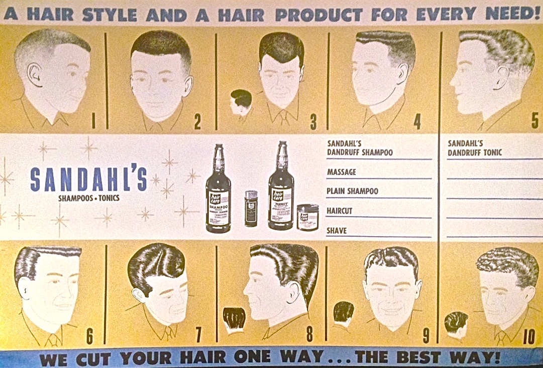 Vintage grooming ads