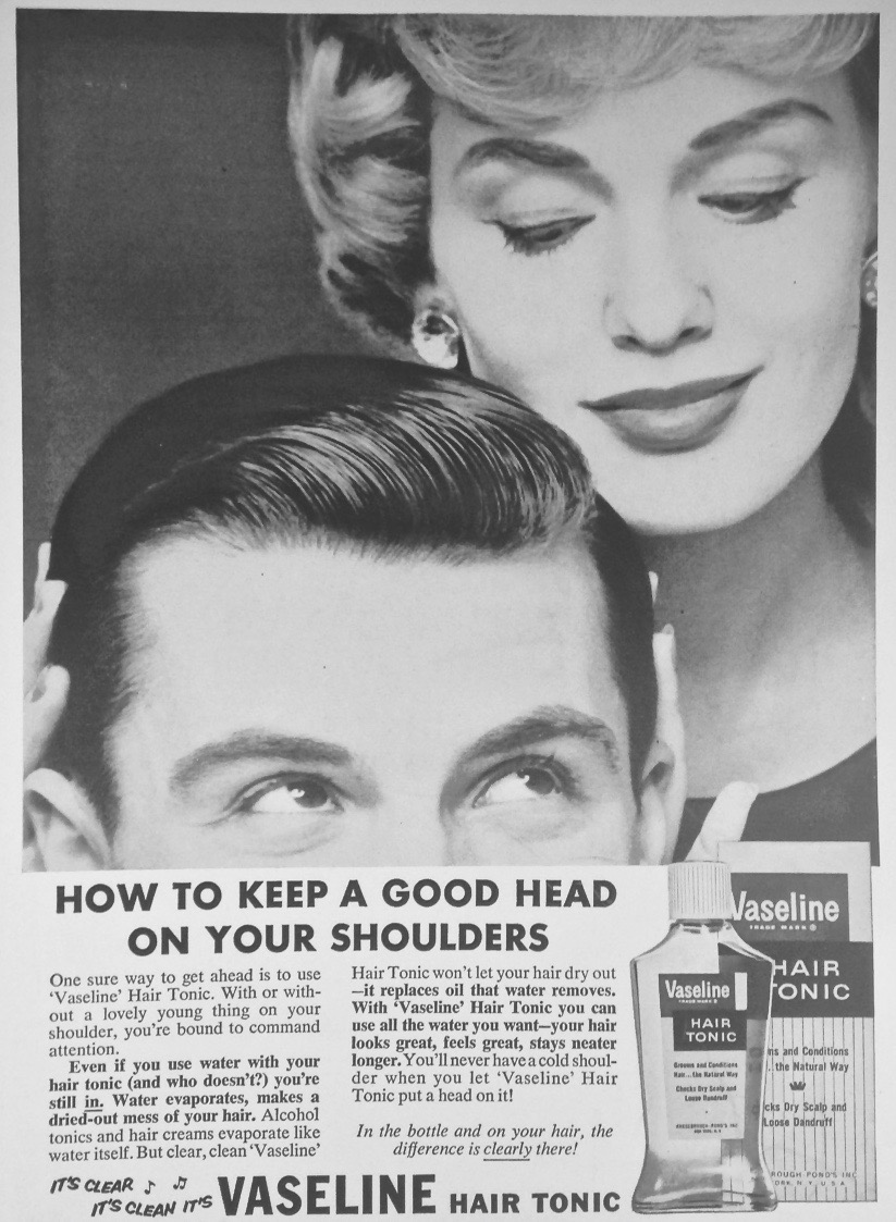 Vintage grooming ads