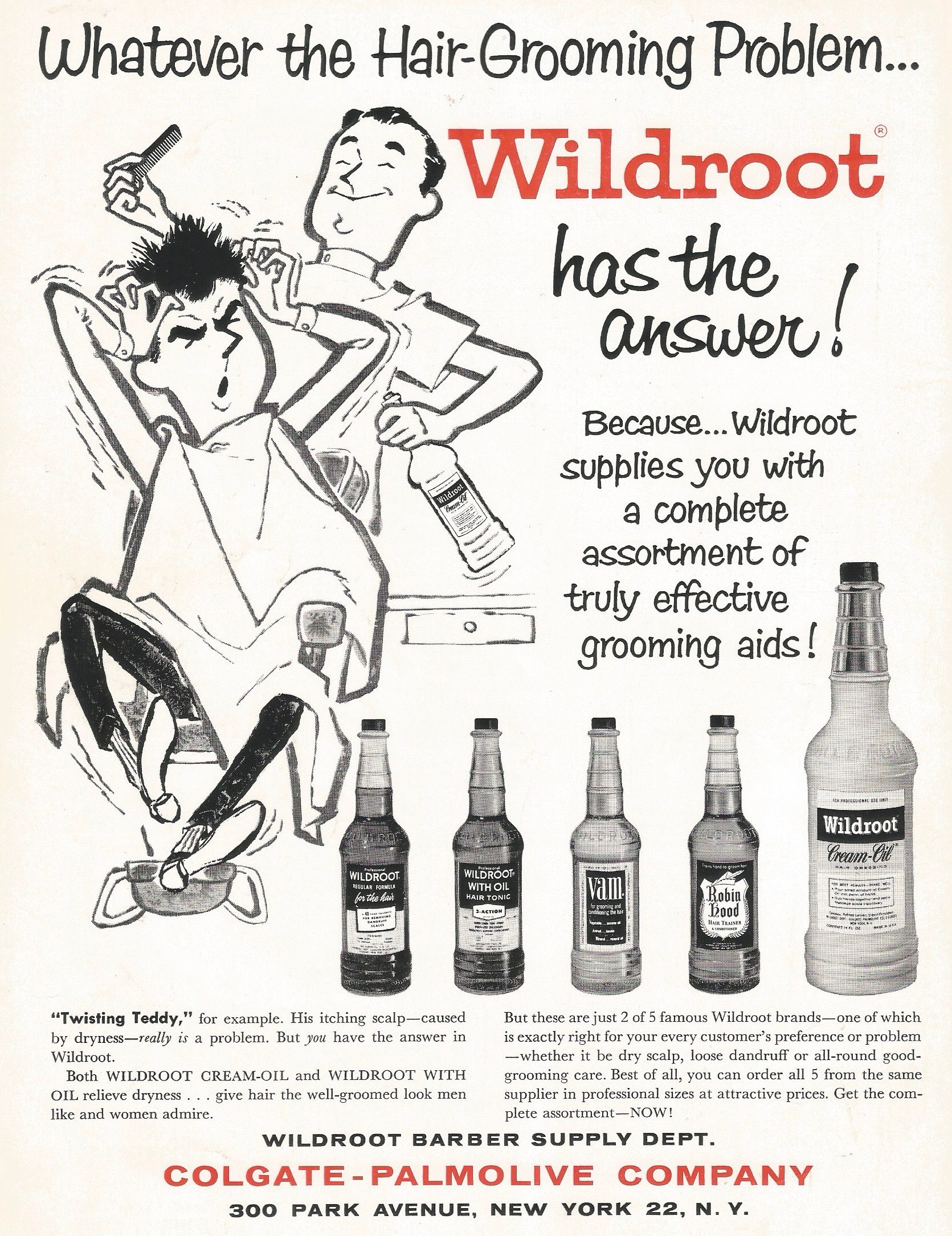Vintage Wildroot Ad